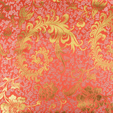 Brokat Blumen Kalea Rot