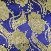 Brocade Flowers Evadne Royal Blue