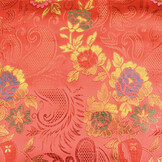 Brocade Flowers Camelia Red