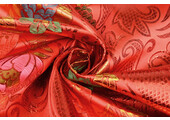 Brocade Flowers Camelia Red