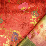 Brocade Flowers Camelia Red