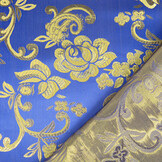 Brocade Flowers Sabeau Royal Blue