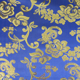 Brocade Flowers Sabeau Royal Blue