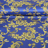 Brocade Flowers Sabeau Royal Blue