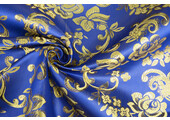 Brocade Flowers Sabeau Royal Blue