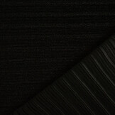 Lurex Plissée Falte Schwarz