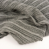 Lurex Pleated Fold Silver