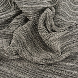 Lurex Plissée Falte Silber