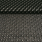 Feiner Tüll Okiri Schwarz-Silber
