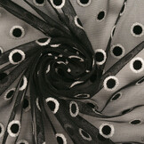 Fijne Tule Okiri Zilver-Zwart