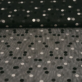 Fine Tulle Circulo Silver-Black