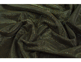 Lurex Two-Tone Blau-Gelb