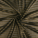 Lurex Streifen Gold-Schwarz