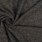 Jersey Lurex Schwarz-Silber Glitzer