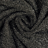 Jersey Lurex Black-Silver Glitter