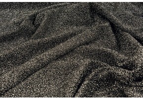 Jersey Lurex Black-Silver Glitter