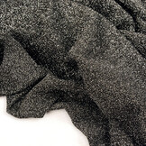 Jersey Lurex Zwart-Zilver Glitter