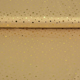 Sequins Foil on Jersey Gold