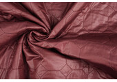 Quilted Jacketfabric Hexagon Bordeaux