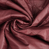 Steppfutter Jackenstoff Hexagonon Bordeaux