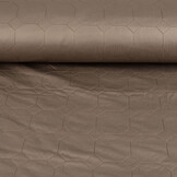 Quilted Jacketfabric Hexagon Taupe