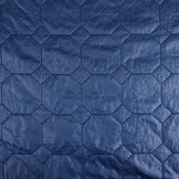 Steppfutter Jackenstoff Hexagonon Dunkelblau