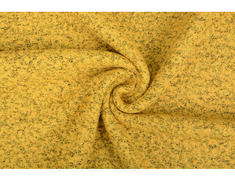 Gekochte Wolle Roef Ockergelb Melange