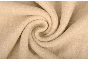 Gekochte Wolle Raff Hell Beige