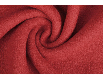 Gekochte Wolle Raff Rot