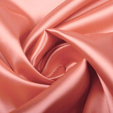 Stretch Satijn Koraal Roze