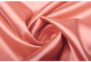 Stretch Satin Koralle Rosa