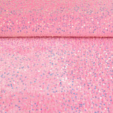 Pailletten op Velours Licht Roze