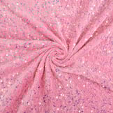 Sequins on Velvet Light Pink