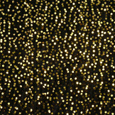 Sequins on Velvet Black - Gold