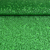 Pailletten op Velours Grasgroen