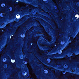 Sequins on Velvet Royal Blue