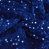 Sequins on Velvet Royal Blue