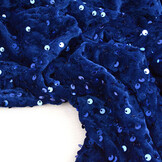 Sequins on Velvet Royal Blue