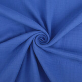 Double Gauze Fabric Blue