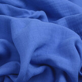 Double Gauze Fabric Blue