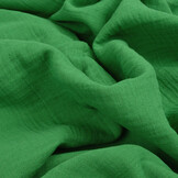 Baumwoll Musselin Stoff Grasgrün