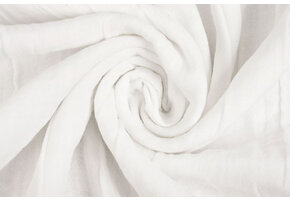 Baumwoll Musselin Stoff Off-White