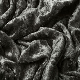 Velours de Panne Anthracite Grey