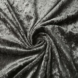 Velours de Panne Anthracite Grey