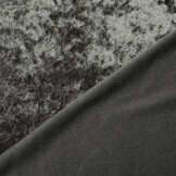 Velours de Panne Anthracite Grey