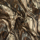 Poly Satin Lurex Soraya Brown