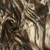 Poly Satin Lurex Soraya Brown