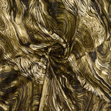 Poly Satin Lurex Soraya Army Green