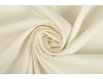 Stretch Poplin Creme