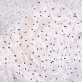 Chiffon Ruffles and Dots White